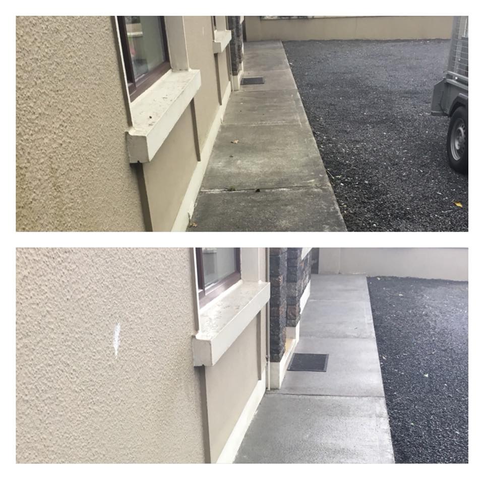 Power Washing House and Driveway Kerry - Before and After